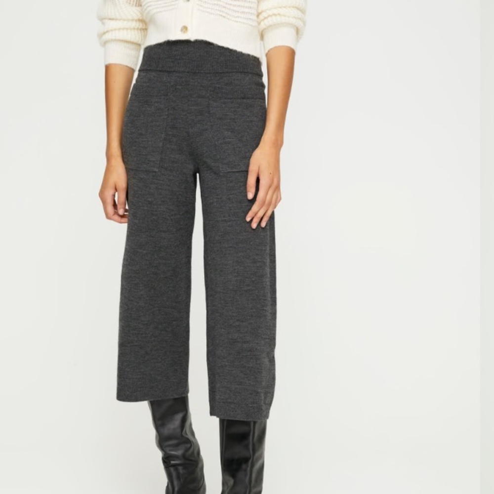 Wilfred Gray Ankle Cropped Pants